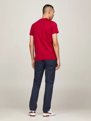 Camiseta Slim Fit com Logo na Manga