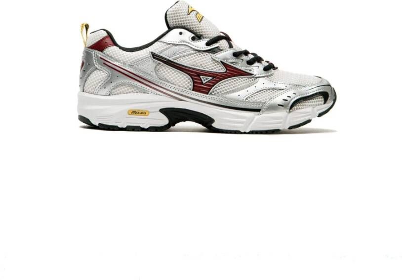 Mizuno Lichtgewicht Zilver Synthetisch Leren Sneakers