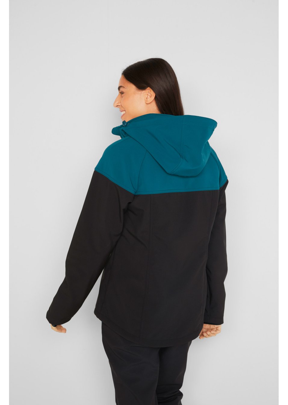 Veste softshell à capuche amovible, imperméable