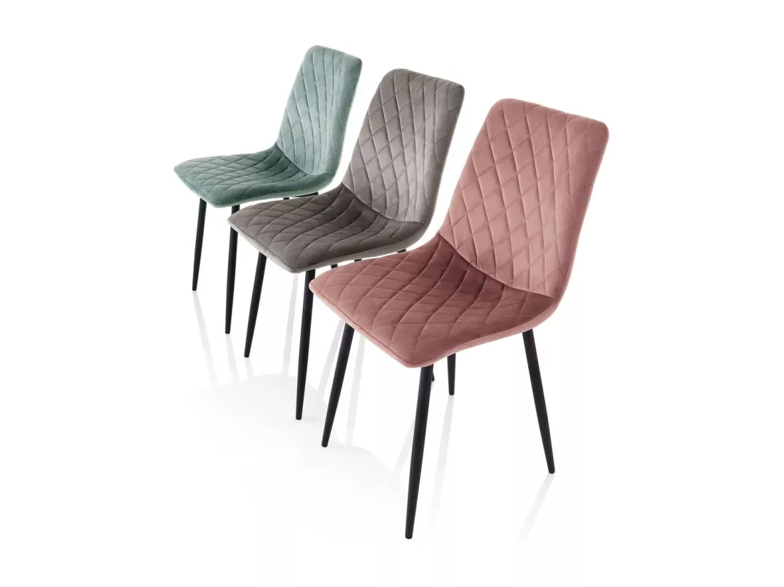 Set de 4 Chaises GRETA aquamarine