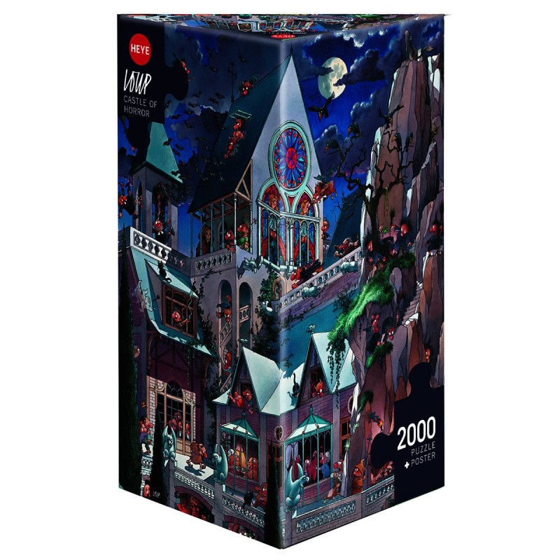 Puzzle 2000 pièces - Château Hanté