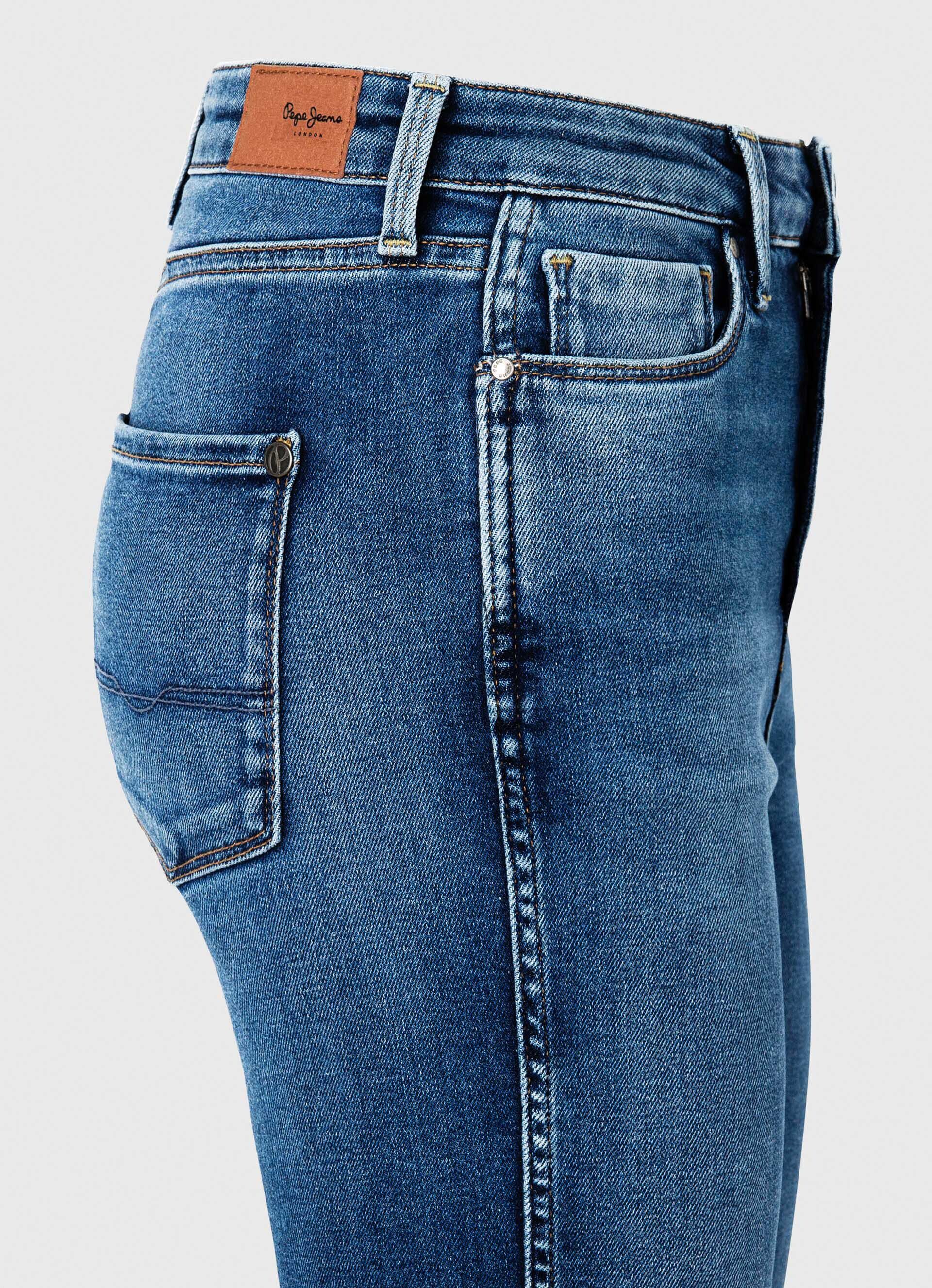 JEAN DION 7/8 FIT SLIM TIRO ALTO - jeans