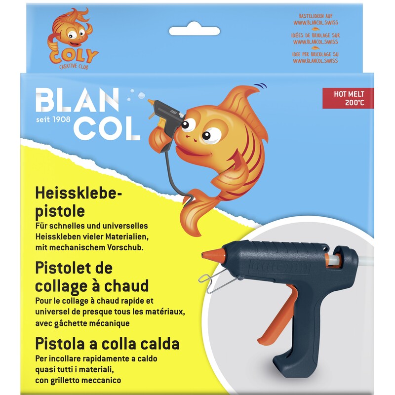 Blancol Heissklebe-Pistole PROFI, schwarz/orange
