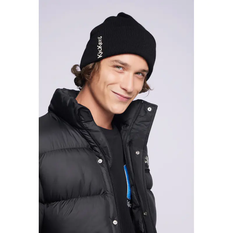 KICK BEANY BONNET NOIR BONNET Coton No Gender