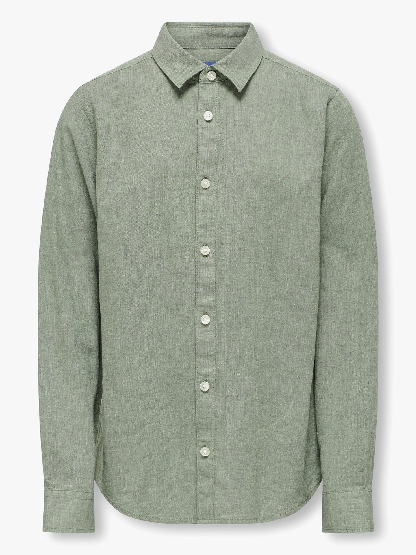 Caiden Life Long Sleeve Solid Linen Shirt