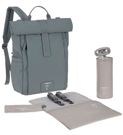 Lässig Wickeltasche - GRE Rolltop Up Backpack - Anthrazit