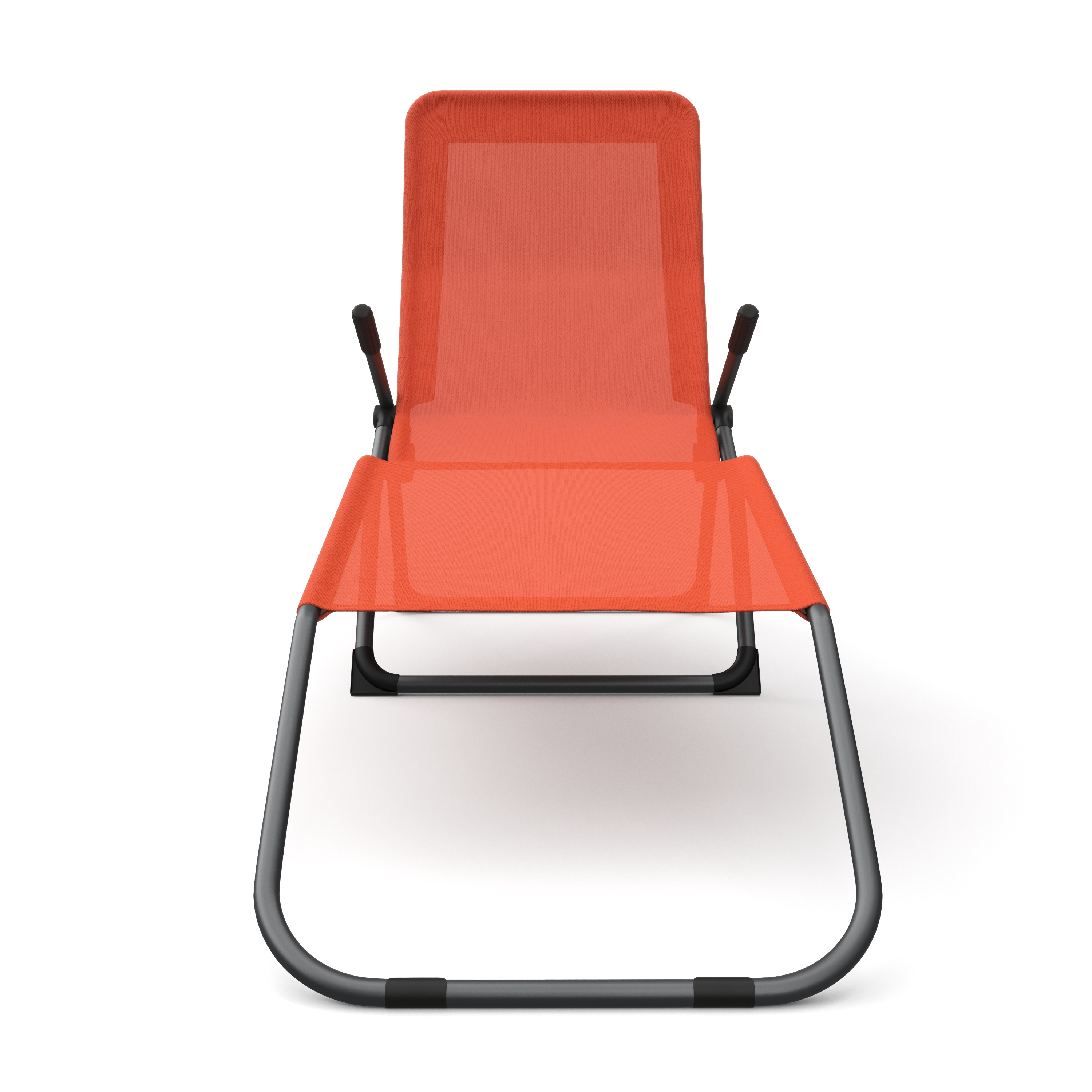 Liegestuhl orange 2er Set