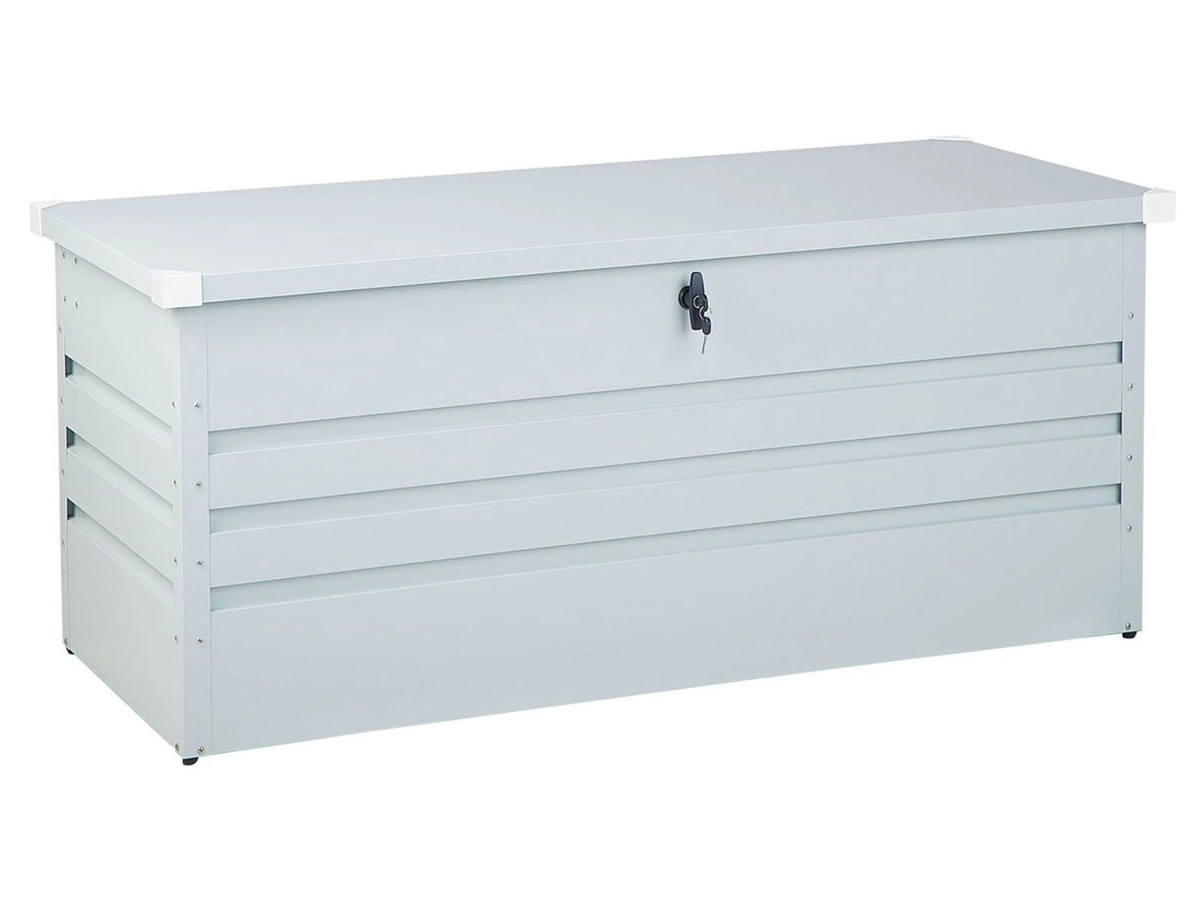 Kussenbox CEBROSA 132 cm 62 cm Lichtgrijs
