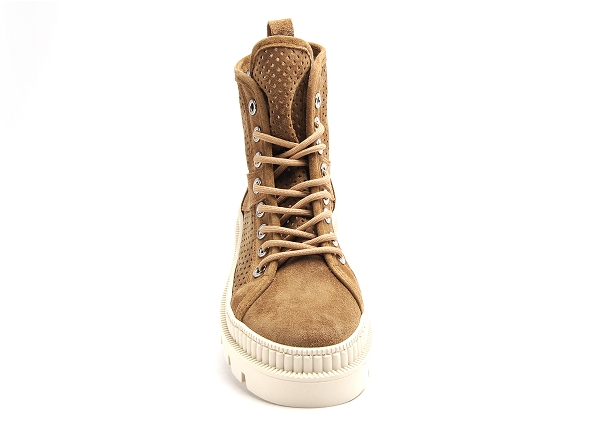 Alpe boots bottine plates femme 2308 marron
