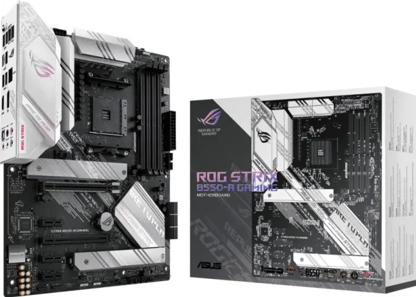 ASUS ROG STRIX B550-A GAMING - Bundkort - ATX - Socket AM4 - AMD B550 Chipset - USB-C Gen2, USB 3.2 Gen 1, USB 3.2 Gen 2 - 2.5 Gigabit LAN - onboard grafik (CPU påkrævet) - HD Audio (8-kanaler)