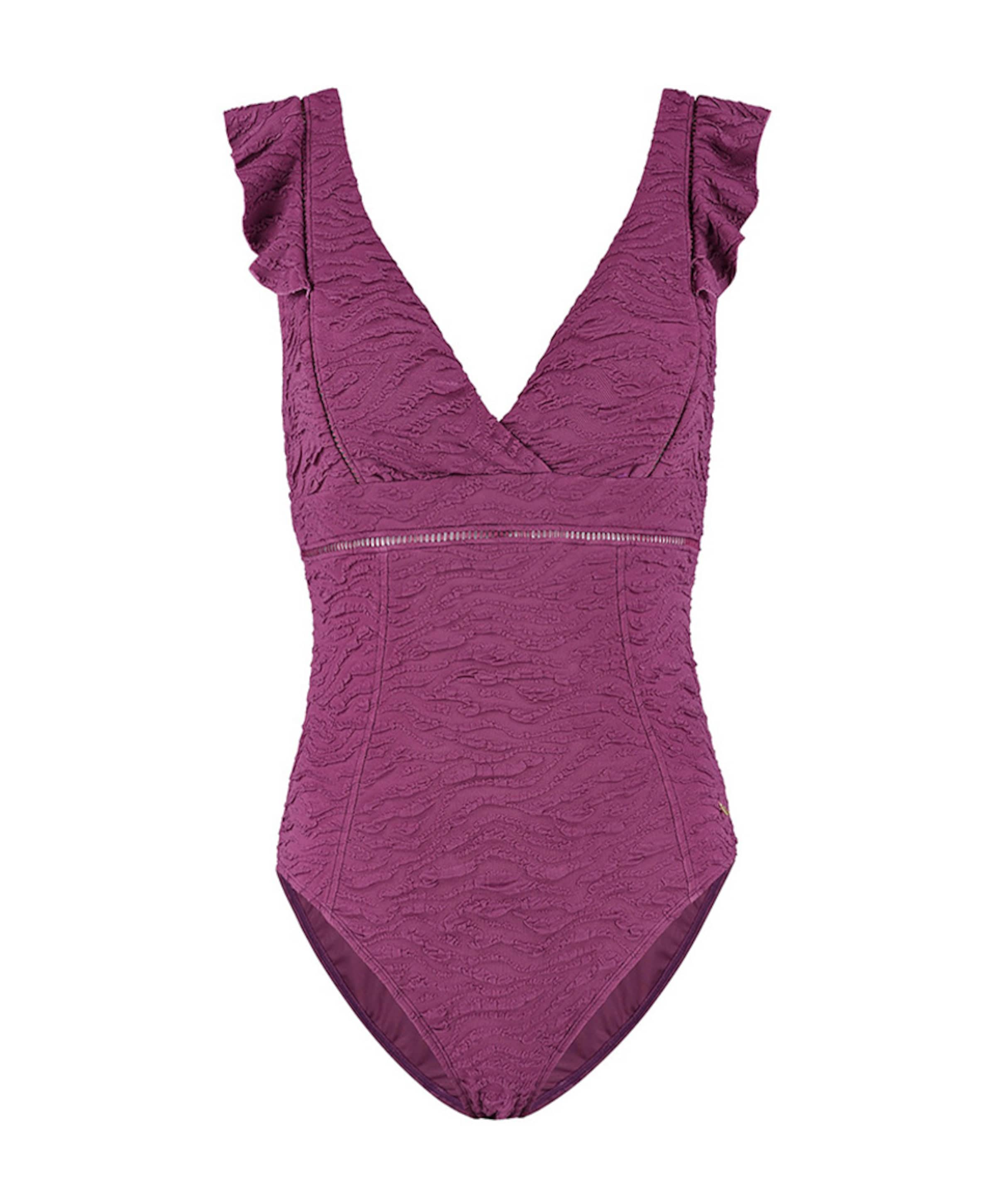 Beachlife Dames badpak paars