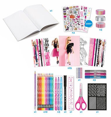 Maped Creativ Barbie Scrapbooking Hobbysett 55 Deler