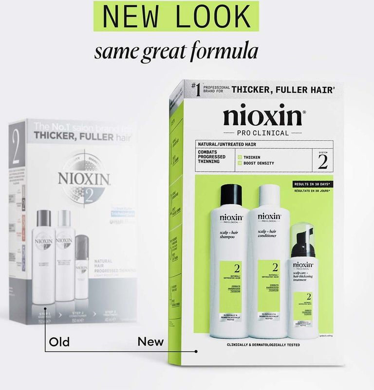 Nioxin - System 2 Trial Kit - Haargroeimiddelen - Set van 3 Producten