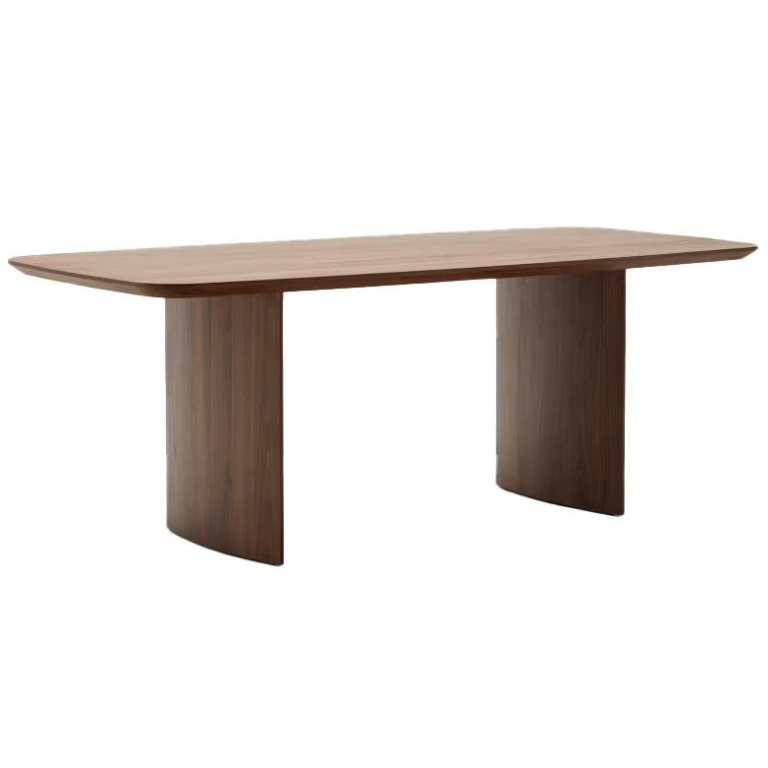 Kave Home Litto eettafel 200x100 walnoot