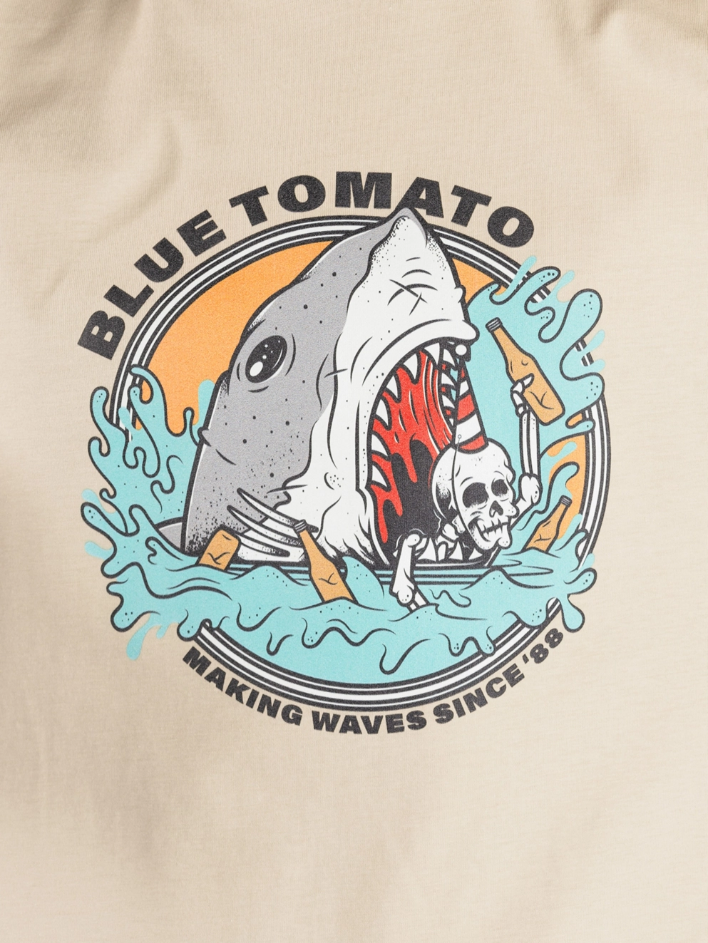 Blue Tomato Making Waves T-Shirt desert dust