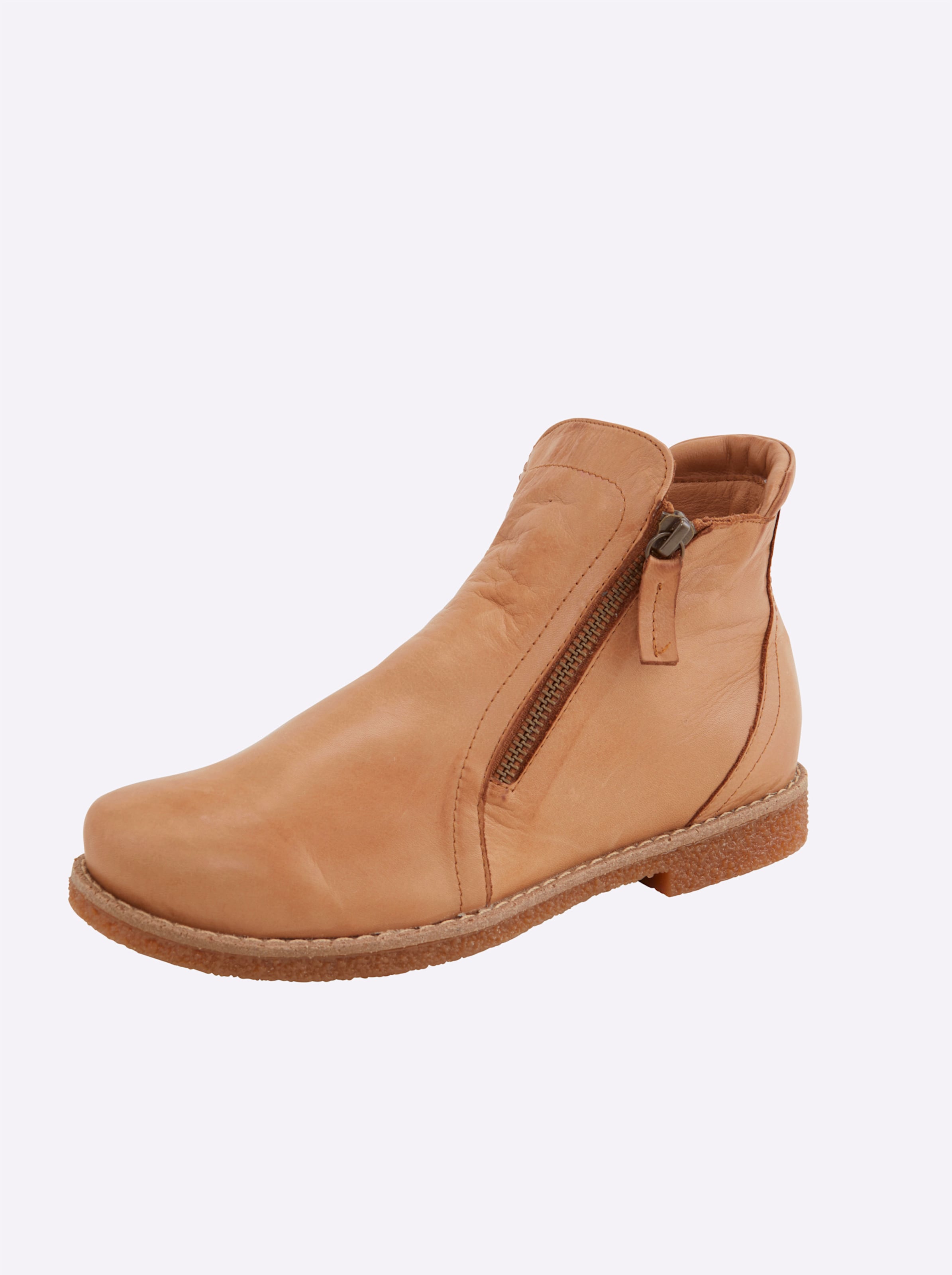 Andrea Conti Stiefelette in camel
