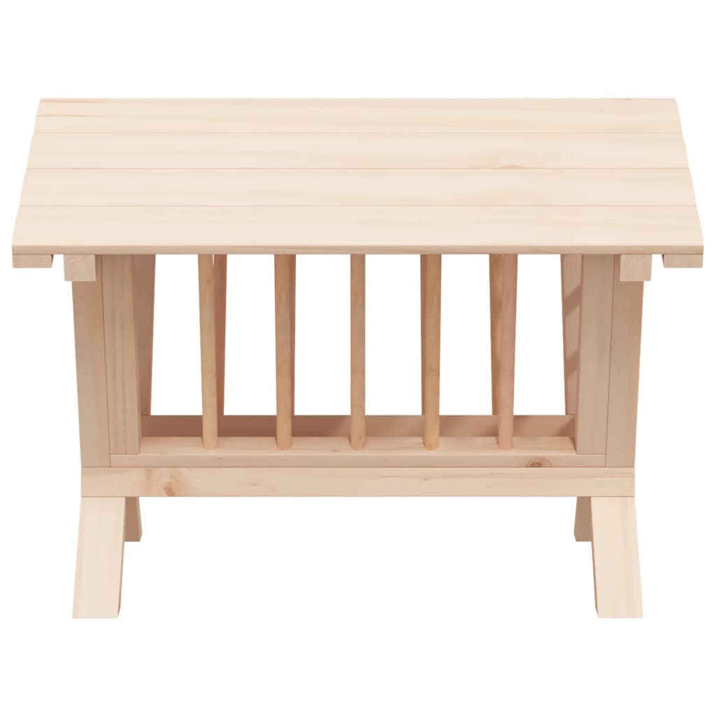 Mangeoire à foin pour lapins 44x33x33 cm bois massif de sapin