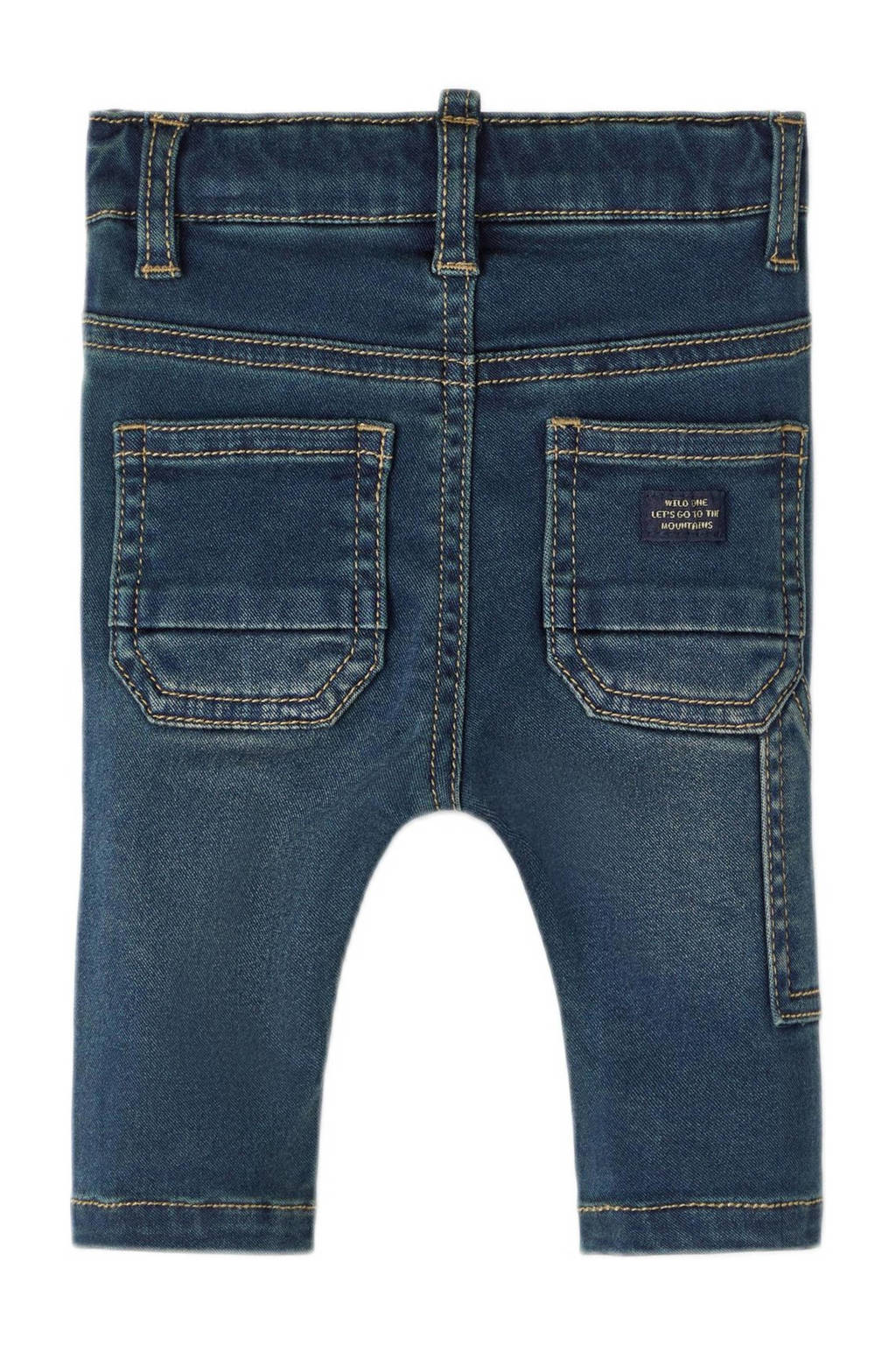 NAME IT baby slim fit jeans NBMSILAS dark blue denim