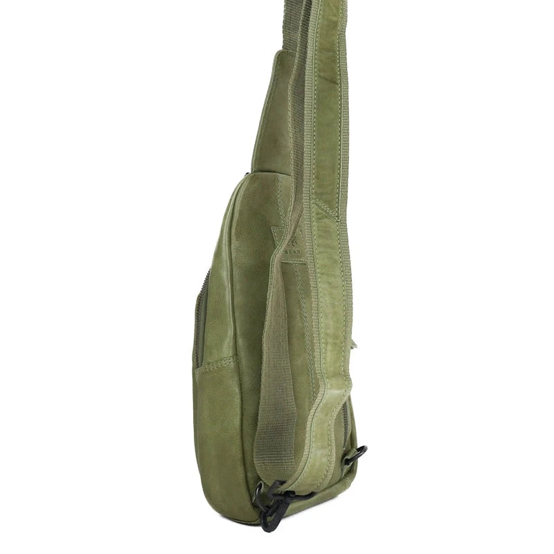 Bear Design Crossbody Tas Daley Moss