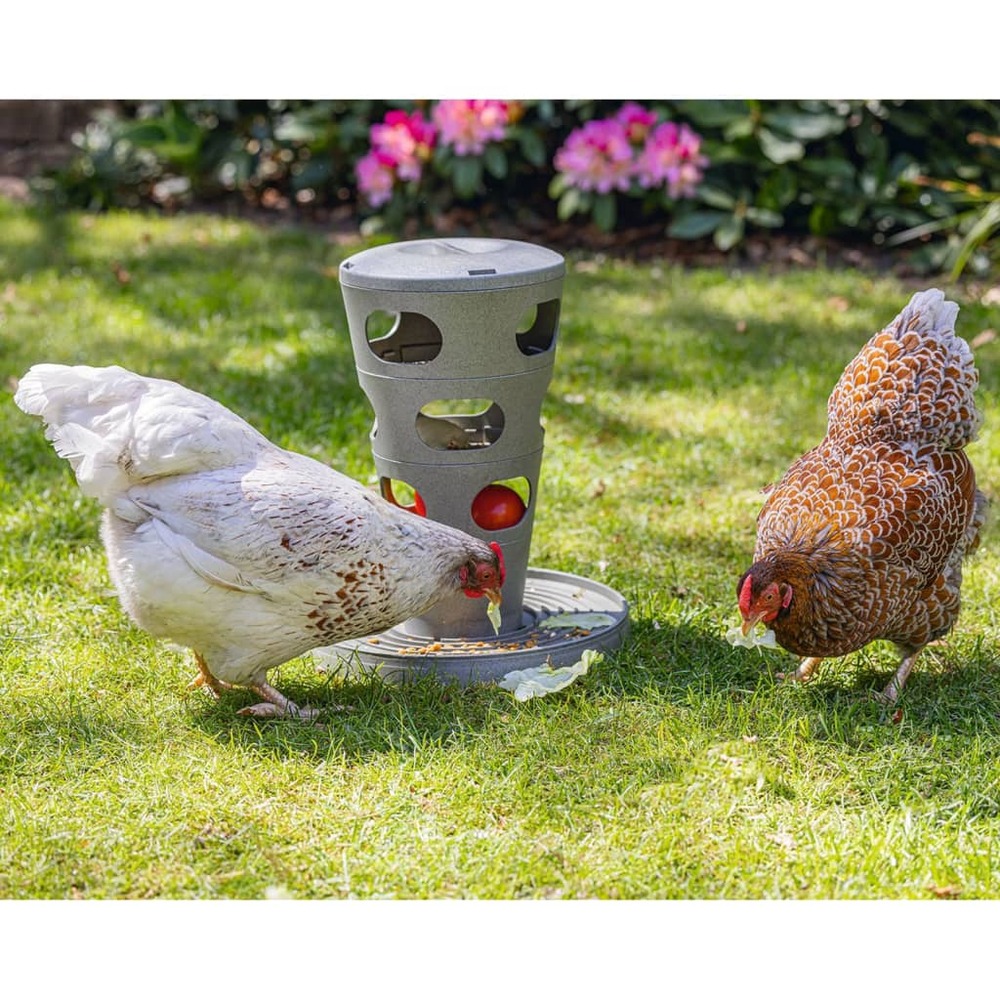 Mangeoire tour feed • pour poules • plastique recyclé