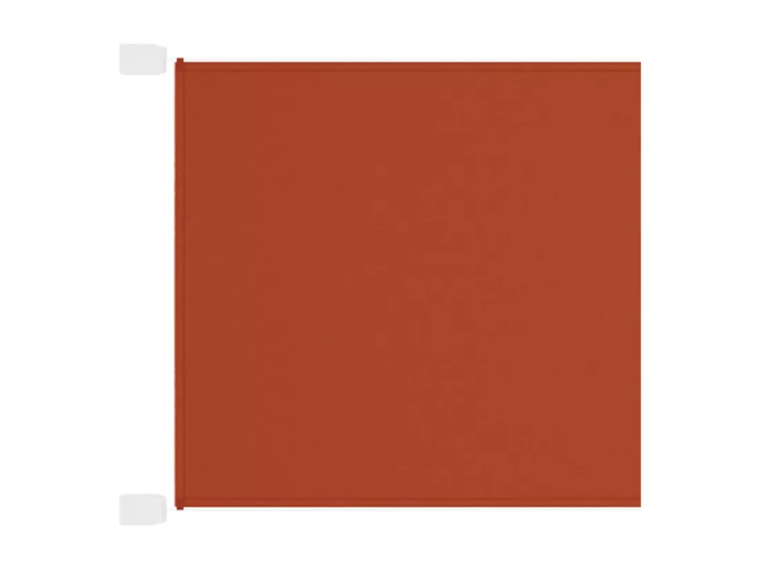 Auvent vertical Terre cuite 60x360 cm Tissu oxford