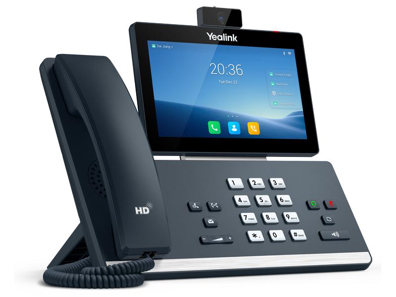 Yealink Tischtelefon T58W mit Kamera Grau Einfache Audio- und visuelle Kommunikation