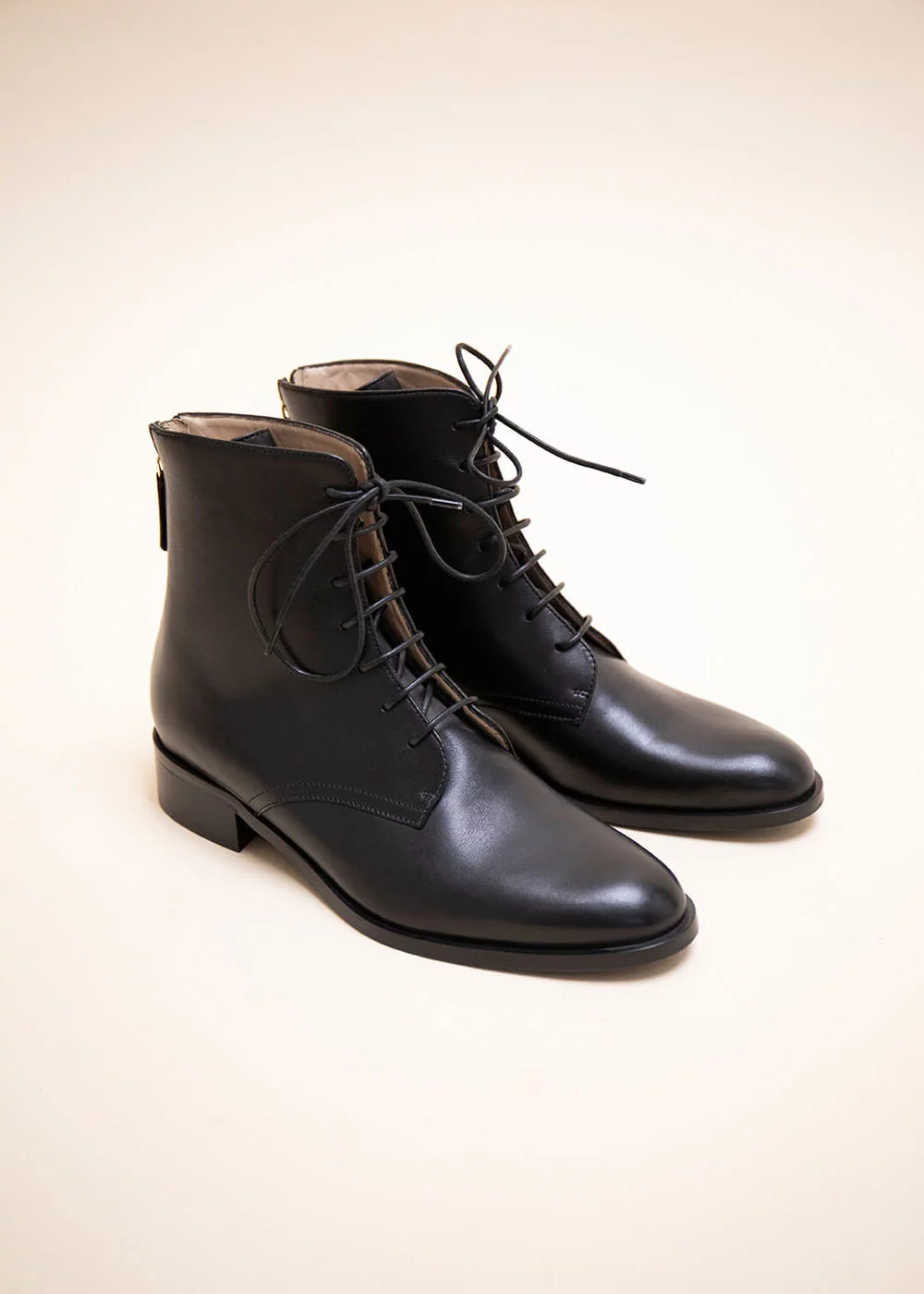BOOTS STAFFORD CUIR NOIR