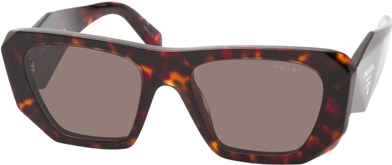 Prada - PR B18S - Zonnebril - Bruin - Acetaat - 100% UVA/UVB Bescherming