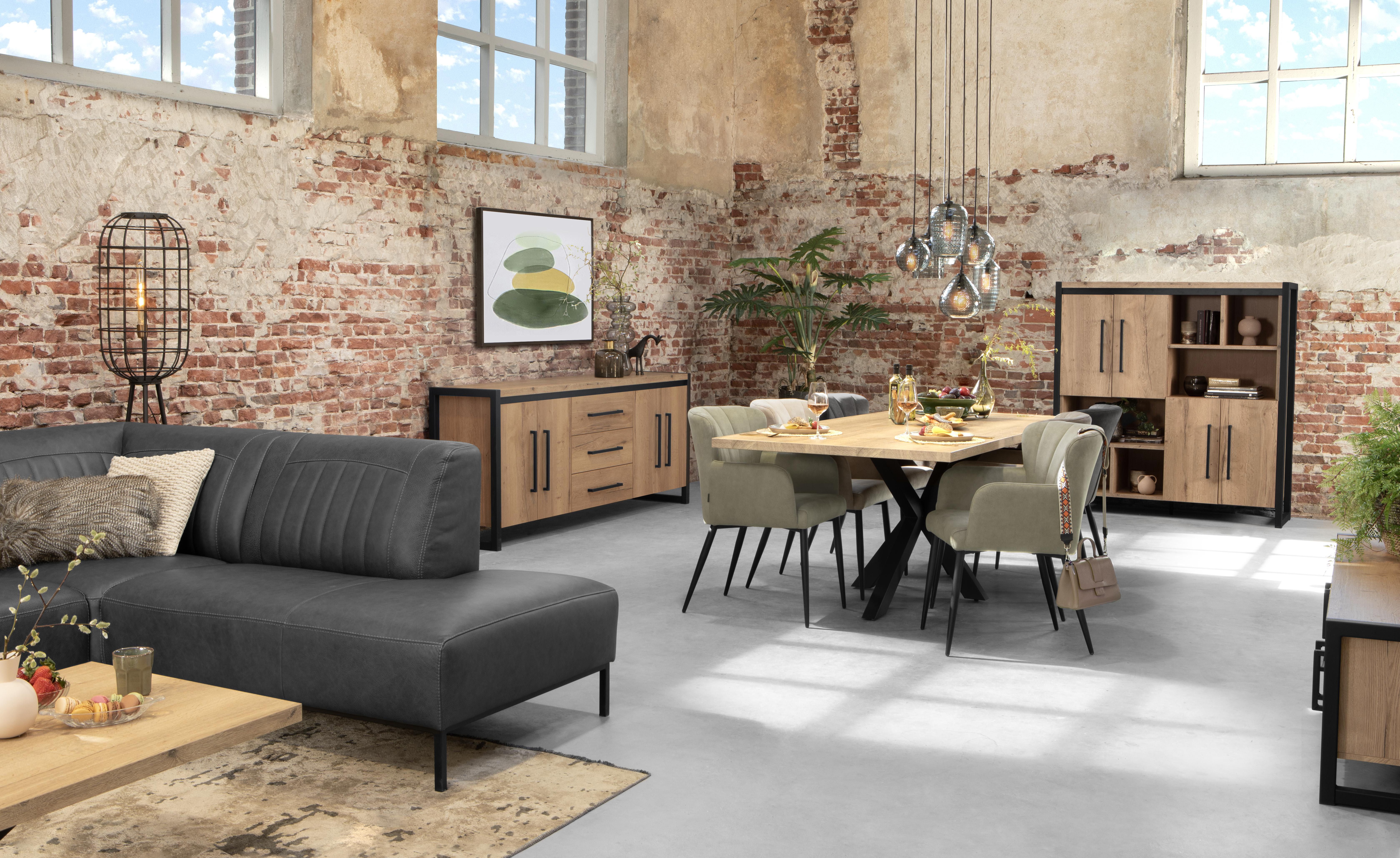 Wandkast Zepri B143 x D45 x H150 cm