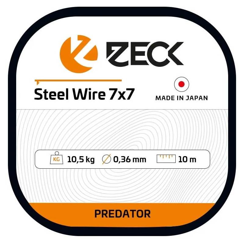Bas De Ligne Zeck 7X7 Steel Wire