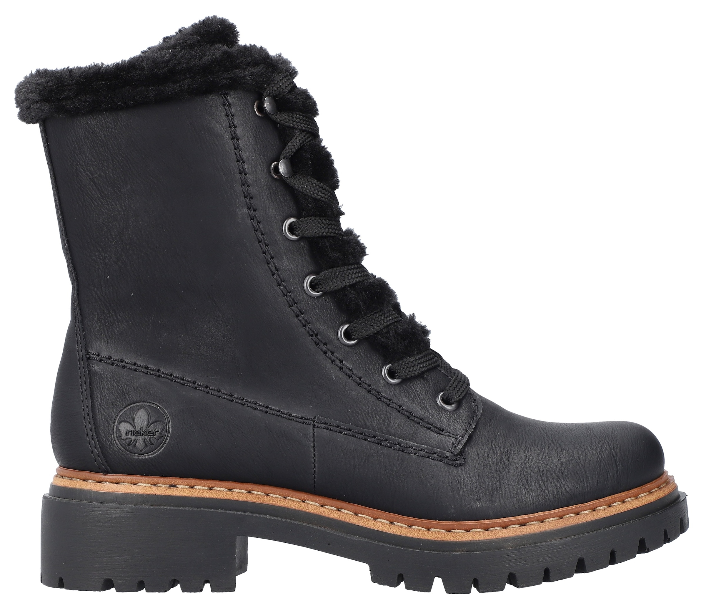 Rieker Winterstiefelette  , Schnürboots, Profilsohle -150 Jahre Rieker Jubiläumsartikel