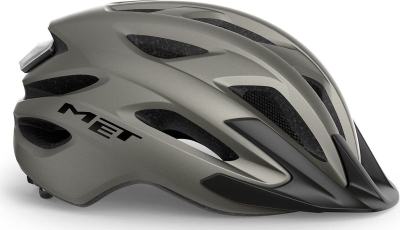 MET - Crossover - Fietshelm - Zwart - Polycarbonaat - Veiligheidsontwerp