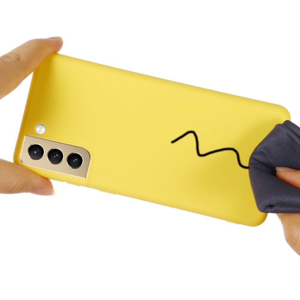 Samsung Galaxy S21 FE 5G Silikon Case Hülle - Gelb