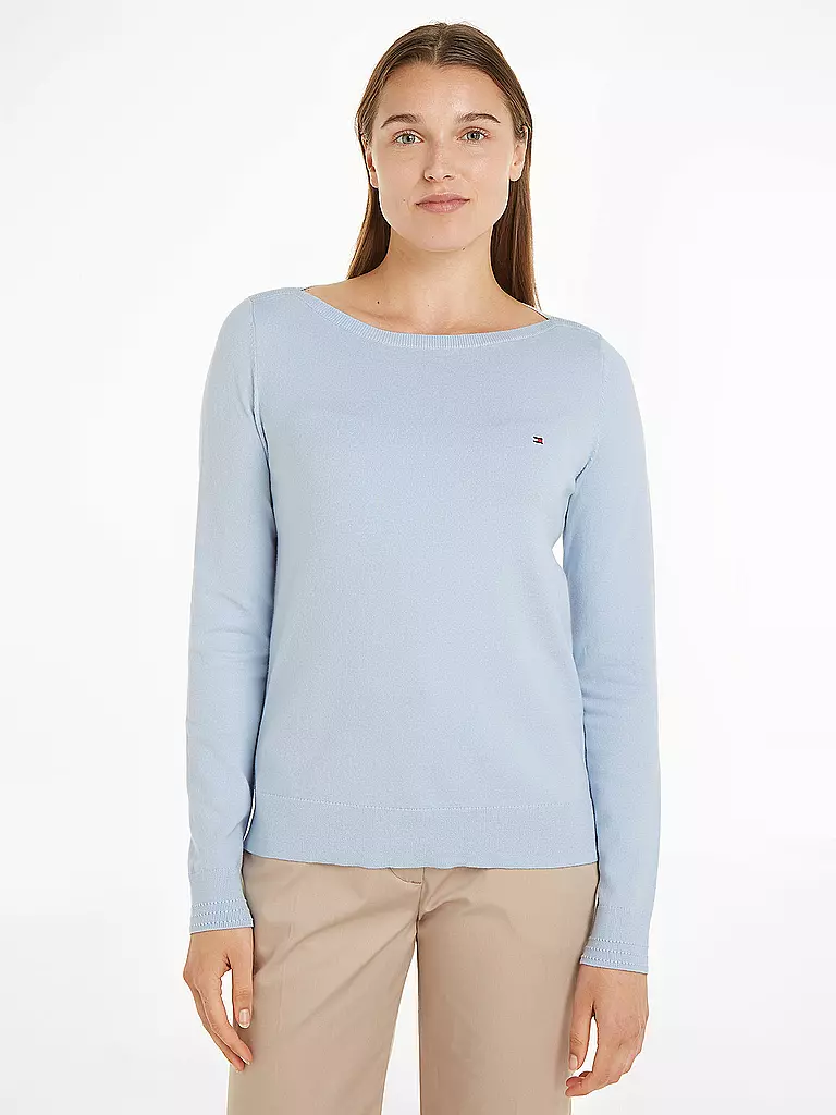 TOMMY HILFIGER Pullover hellblau