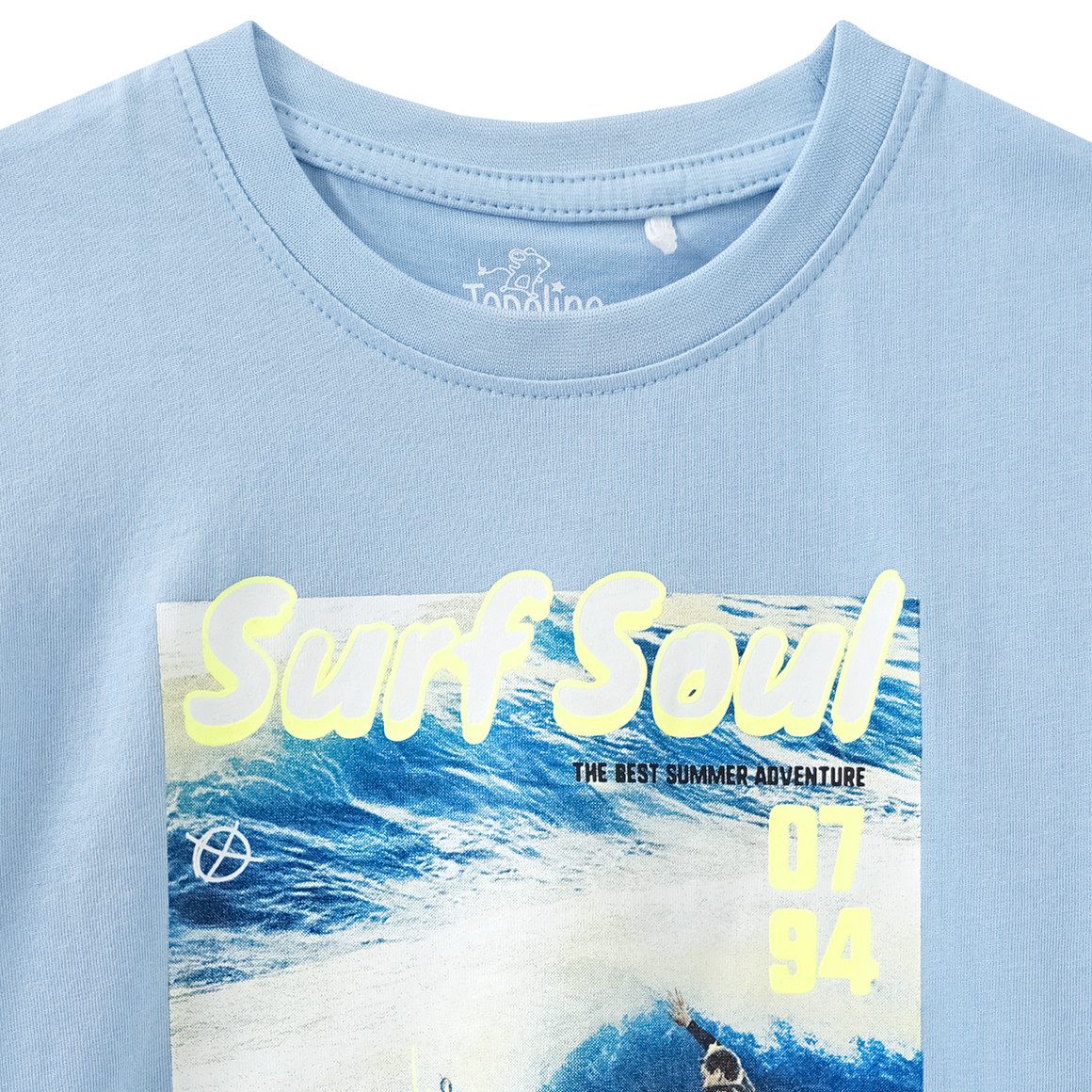 Topolino Jungen T-Shirt mit Foto-Print hellblau