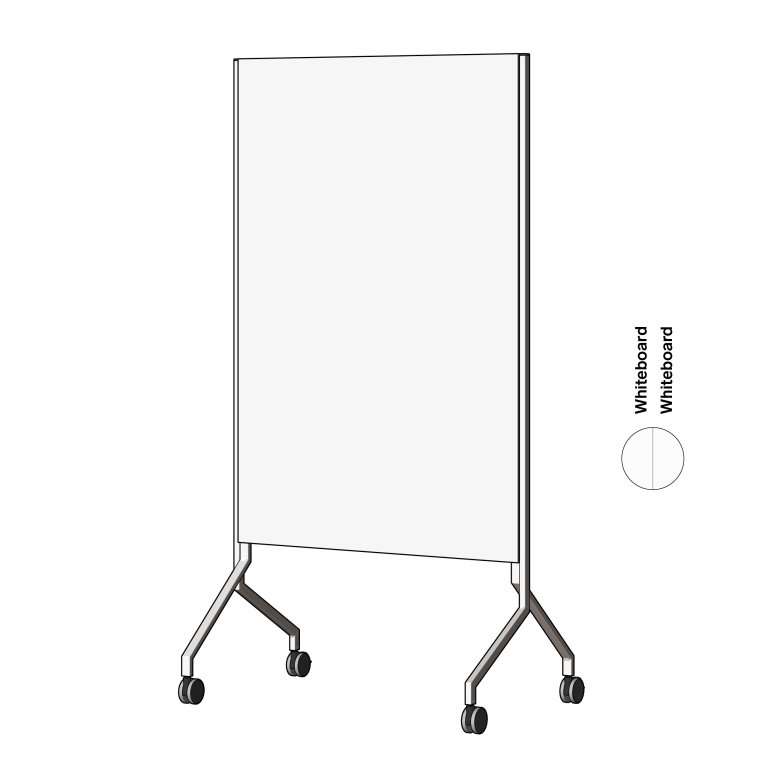 Modulor Whiteboard MOW, vertikal