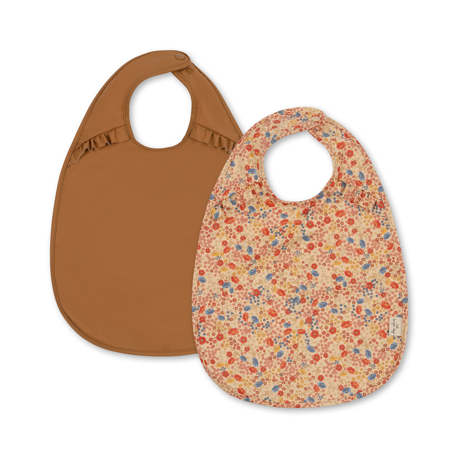 Konges Sløjd | 2 Pack Dinner Bib Frill | Villetta/Almond