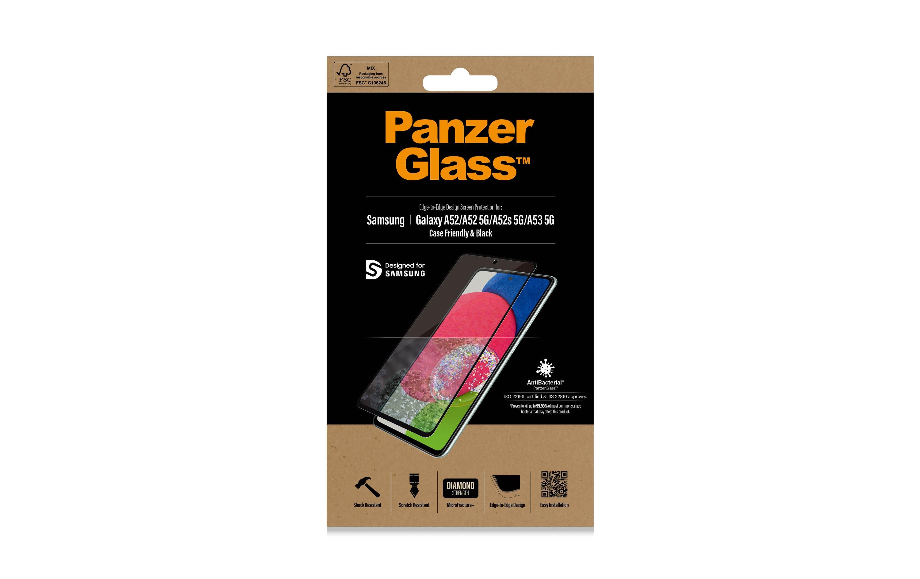 Case Friendly Galaxy A52/A52 5G/A53Display-Schutzfolie für das Samsung Galaxy A52/Galaxy A52 5G/Galaxy A52s 5G/Galaxy A53 5G