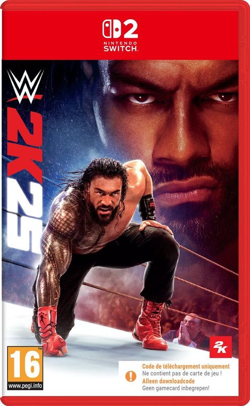 WWE 2K25 - Nintendo Switch - Code in a Box