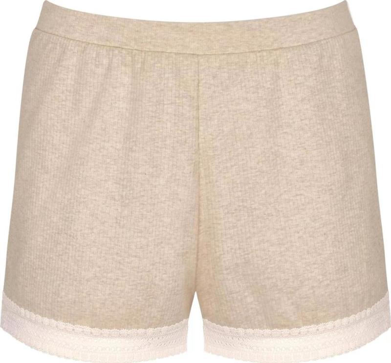 Sloggi Go Ribbed Dames Boxershort Grey Combination Maat XL 1 Stuk