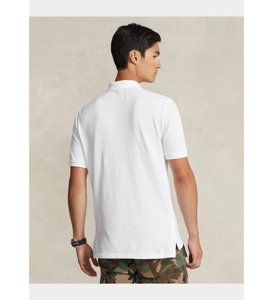 Polo Ralph Lauren Classic Fit, camisa polo branca com logo Big Pony.