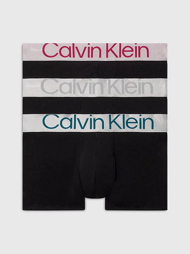 Cuecas Boxer Steel Cotton, Pacote com 3 unidades