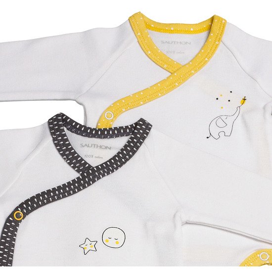 Babyfan lot de 2 bodies   de               Sauthon Baby's Sweet Home