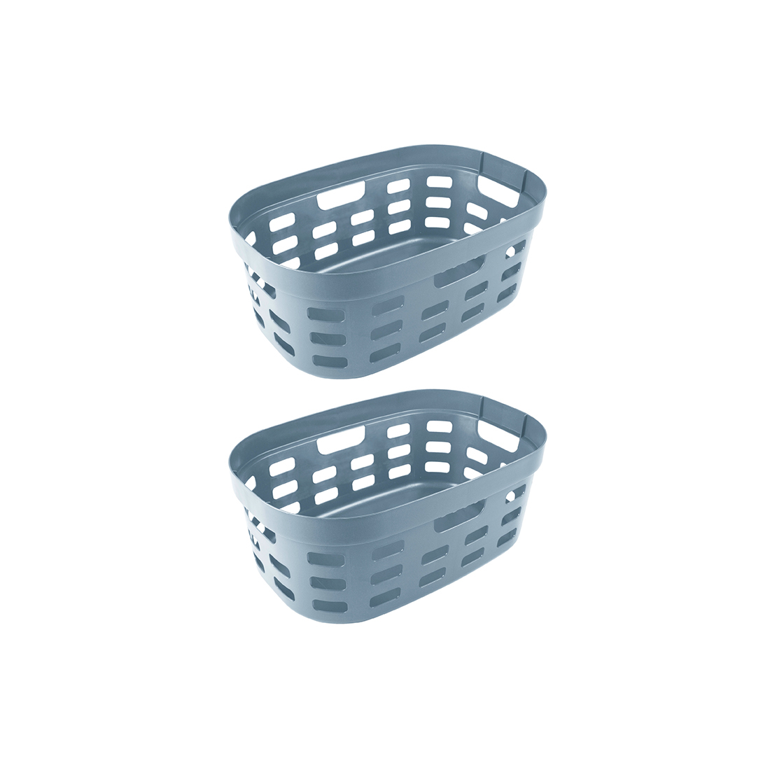 Sunware Sigma home 45 liter set van 2 wasmanden - Blue