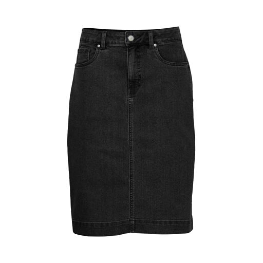 Fransa Denima Nederdel, Black Denim, 40