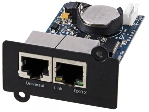 PowerWalker SNMP Card 2 - Adapter for fjernadministration - 100Mb LAN - 100Base-TX - for PowerWalker VI 1000 RLP, VI 2000 RLP, VI 3000 RLP