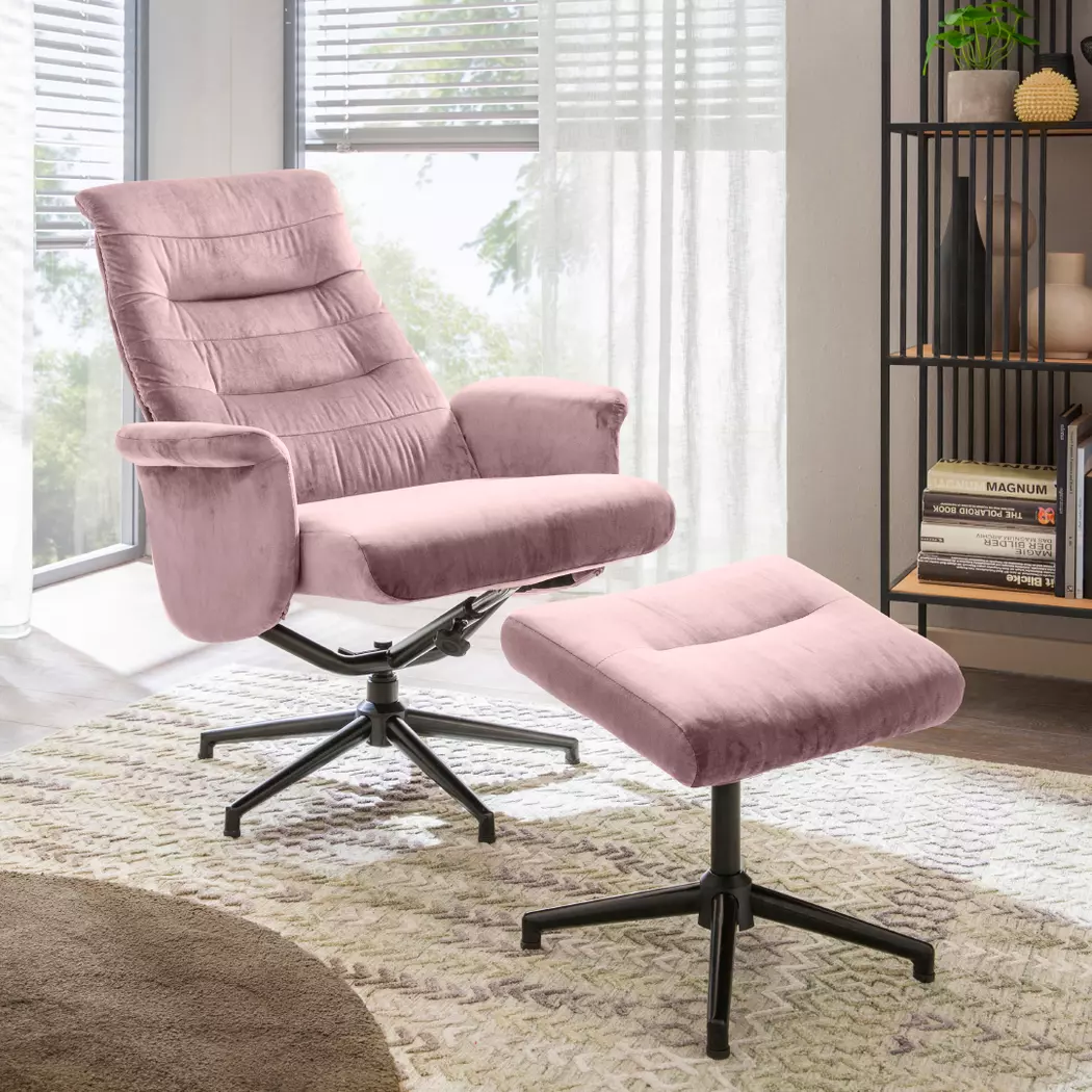 Sessel mit Hocker Krems