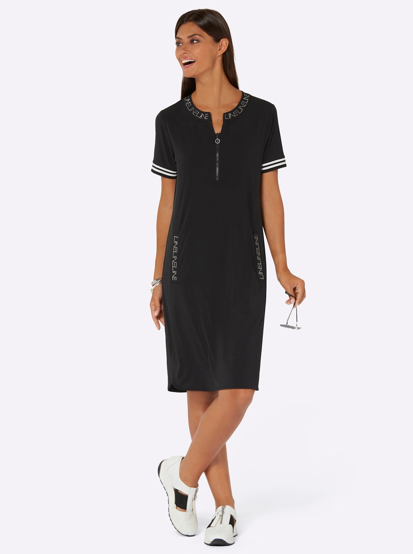 creation L Jerseykleid »Jersey-Kleid« Eingrifftaschen