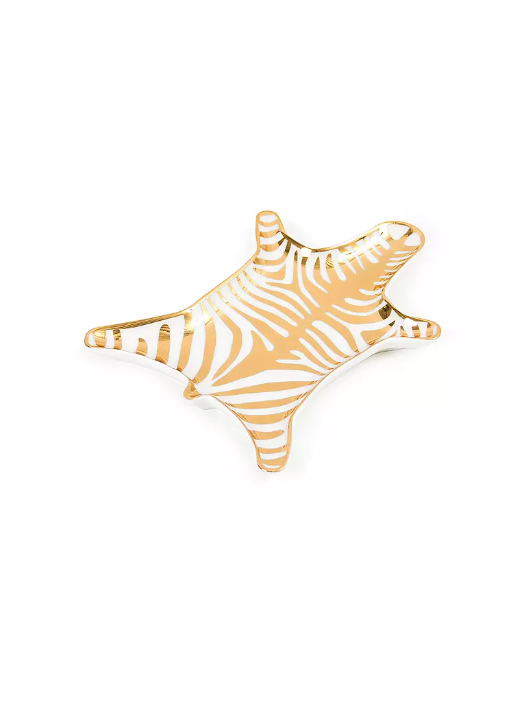 JONATHAN ADLER Schale ZEBRA 15x11cm Gold gold