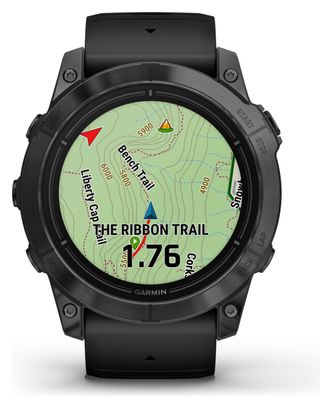 Montre de Sport Garmin epix Pro (Gen 2) Standard Edition 51 mm Gris Slate Noir